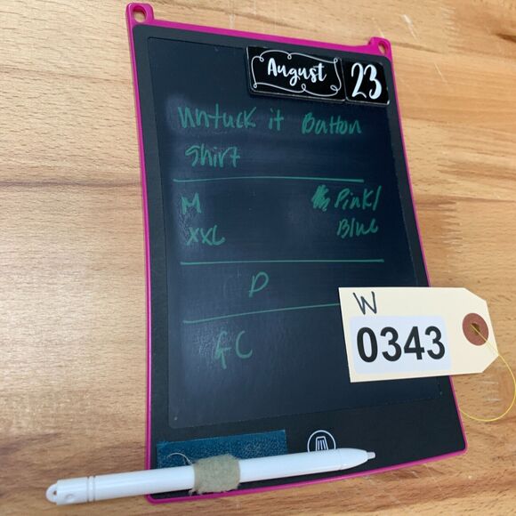 UntuckIt Kemmeter Shirt Mens 2XL XXL Pink Blue Gingham Plaid Nylon Blend Button - Picture 9 of 10